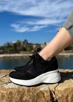Arte Piedi Karle Γυναικεία Αθλητικά Παπούτσια Sneaker σε Μαύρο Χρώμα