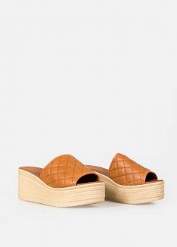 Arte Piedi Carina Γυναικεία Πλατφόρμα Παντόφλα Καπιτονέ σε Ταμπά