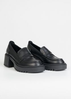 Arte Piedi Frieda Γυναικεία Loafers με Chunky Σόλα, Μαύρο