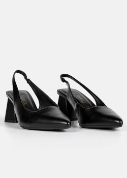 Scarlett Slingback Γόβες Μυτερές, Μαύρο