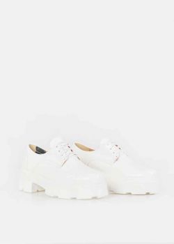 Arte Piedi Fabien Γυναικεία Oxford Παπούτσια Λουστρίνι σε Λευκό
