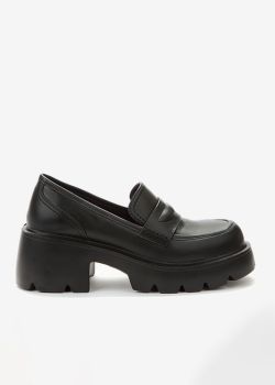 Arte Piedi Hazel Γυναικεία Loafers με Chunky Σόλα, Μαύρο