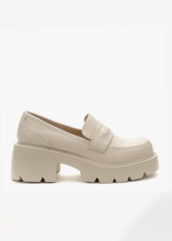 Arte Piedi Hazel Γυναικεία Loafers με Chunky Σόλα, Μπεζ