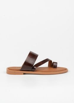 Arte Piedi Halyna Γυναικεία Χειροποίητα Σανδάλια, Καφέ