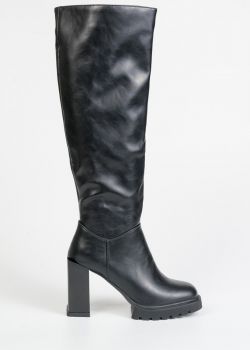 Arte Piedi Tiffany Γυναικείες Μπότες Ελαστικές, Κάτω από το Γόνατο, Μαύρο