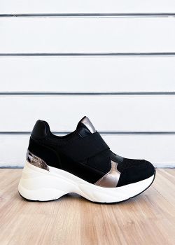 Arte Piedi Wende Γυναικεία Αθλητικά Παπούτσια Sneaker με Λάστιχο, Μαύρο