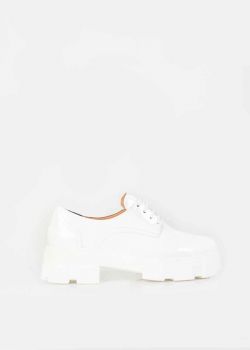 Arte Piedi Fabien Γυναικεία Oxford Παπούτσια Λουστρίνι σε Λευκό